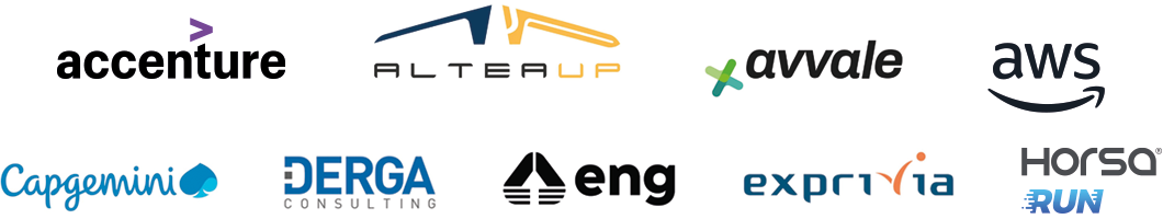 Accenture - Altea UP - Avvale - AWS - Capgemini - Derga Consulting - Engineering - Exprivia - Horsa Run